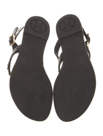 Tory Burch Leather T-Strap Sandals