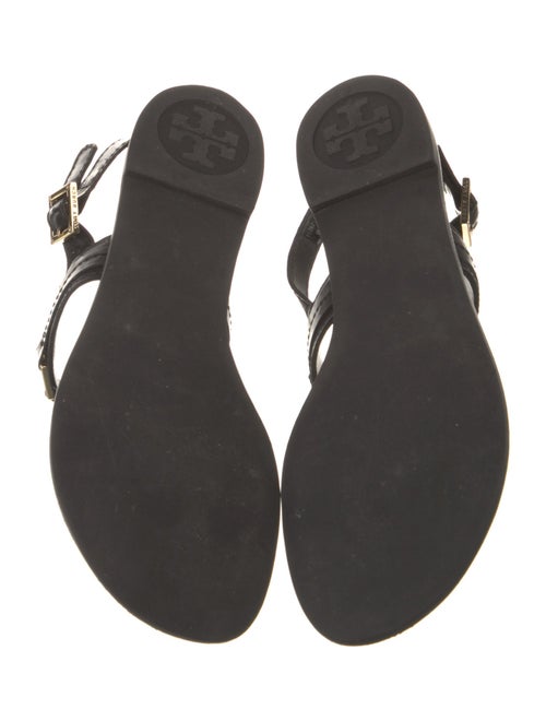 Tory Burch Leather T-Strap Sandals