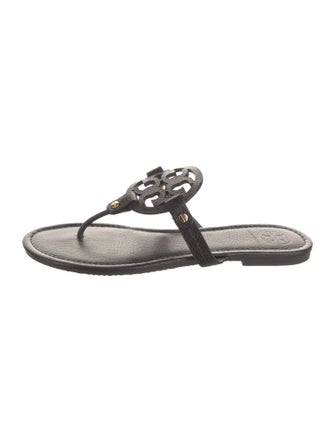 Tory Burch Leather Slides