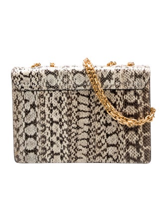 Tory Burch Embossed Leather Shoulder Bag