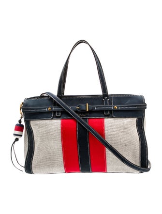Tory Burch Canvas Top Handle Bag