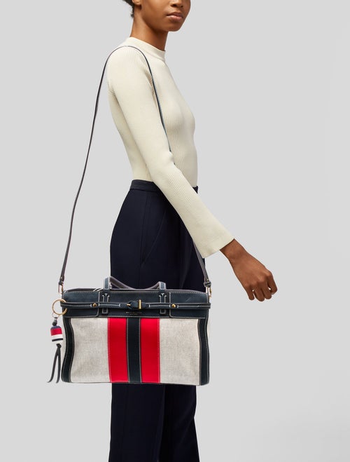 Tory Burch Canvas Top Handle Bag