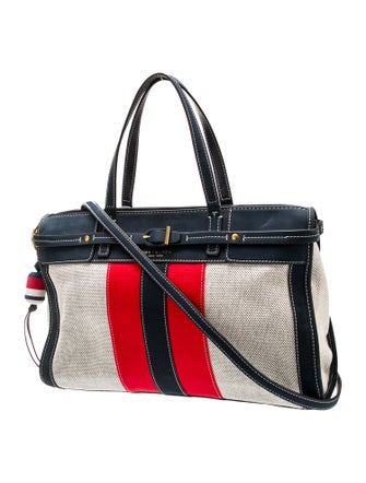 Tory Burch Canvas Top Handle Bag