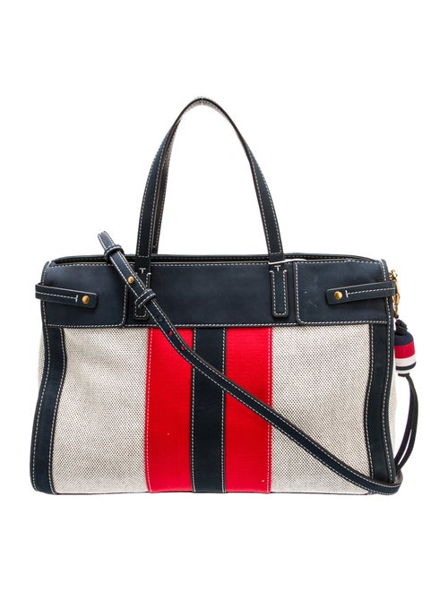 Tory Burch Canvas Top Handle Bag