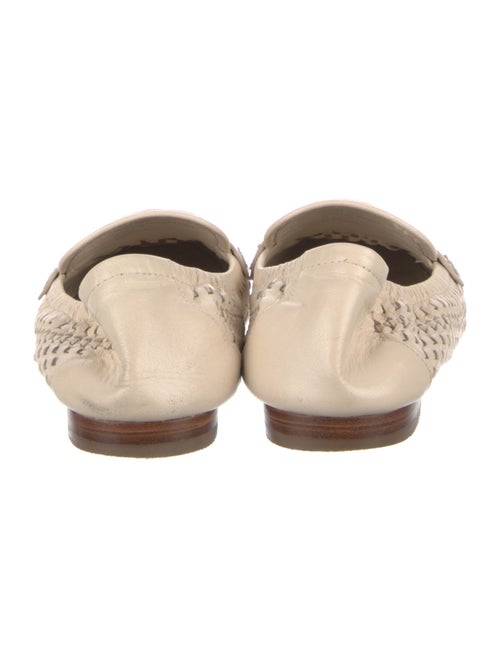 Tory Burch Leather Animal Print Flats