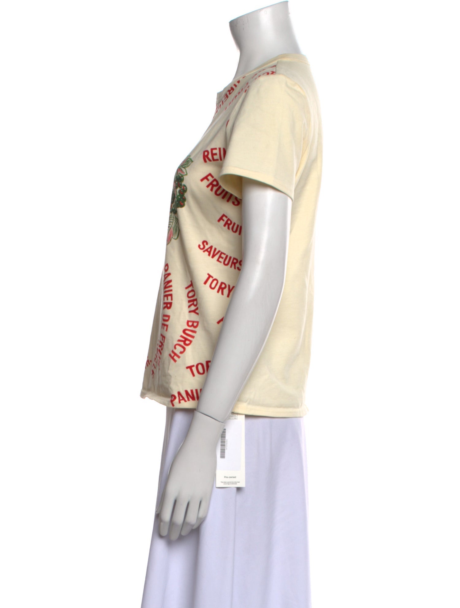 Tory Burch Graphic Print Crew Neck T-Shirt