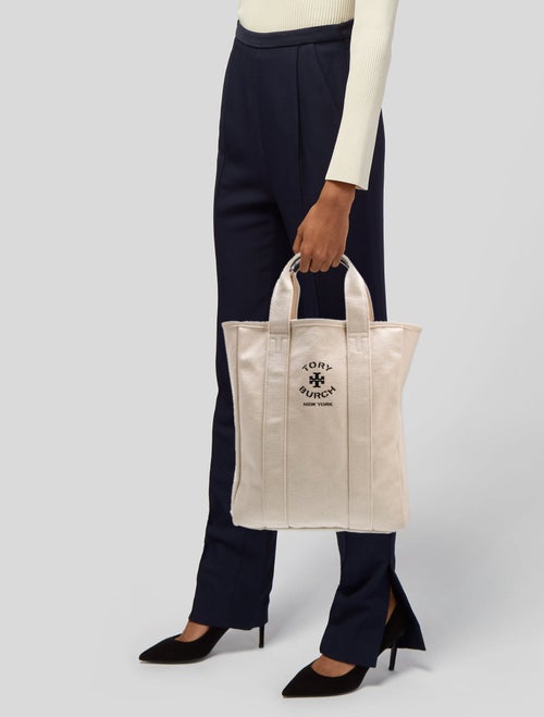 Tory Burch Canvas Top Handle Bag
