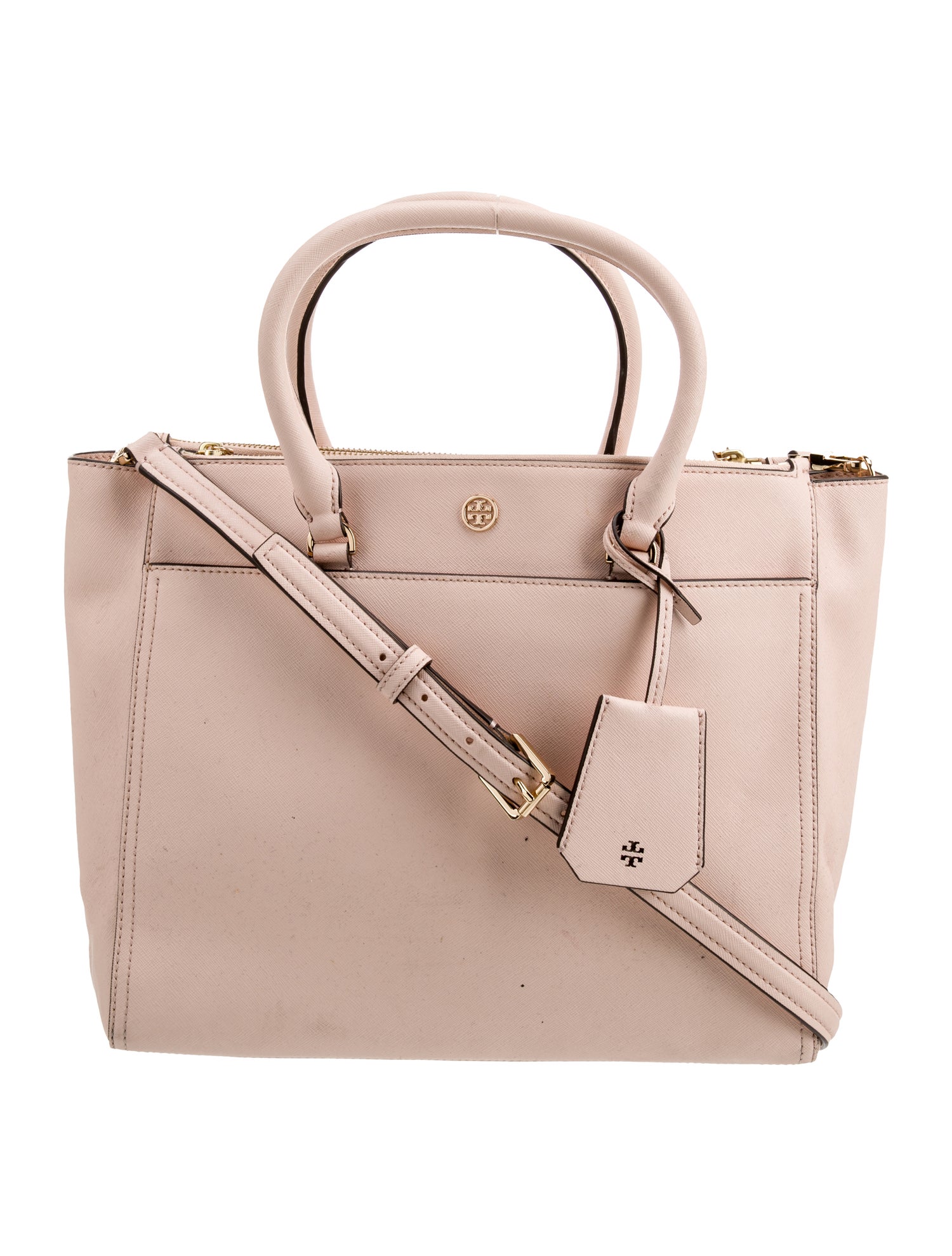 Tory Burch Saffiano Leather Top Handle Bag