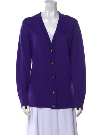 Tory Burch Merino Wool V-Neck Sweater