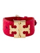 Tory Burch Leather T-Hinge Wrap Bracelet