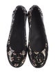 Tory Burch Patent Leather Floral Print Ballet Flats