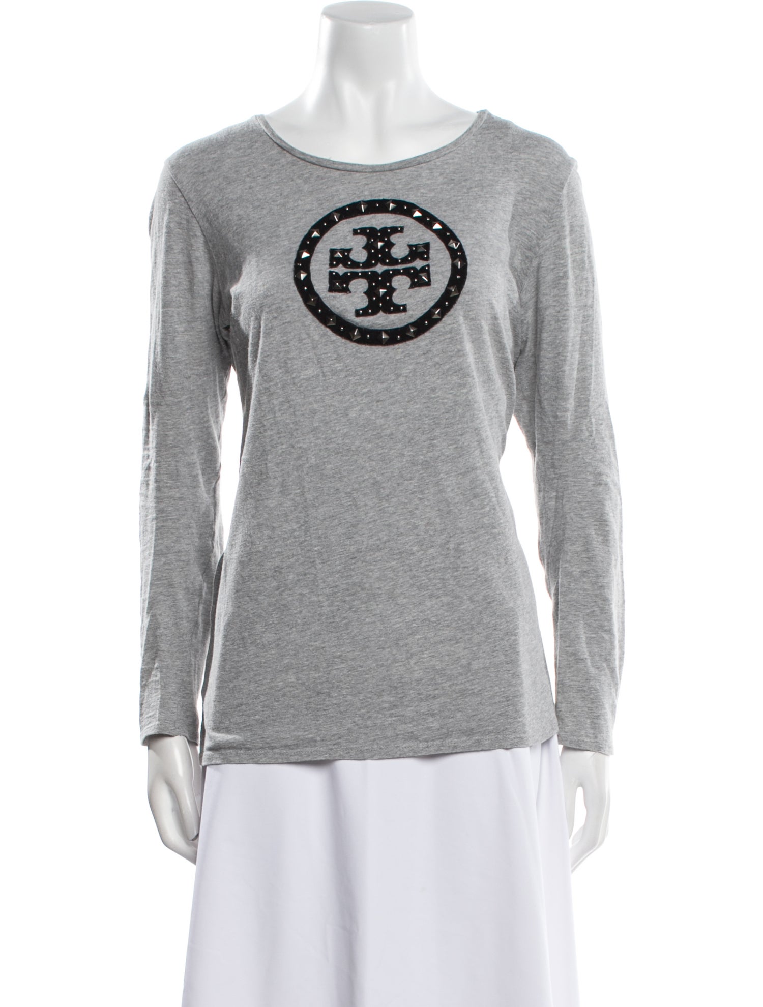 Tory Burch Graphic Print Scoop Neck T-Shirt