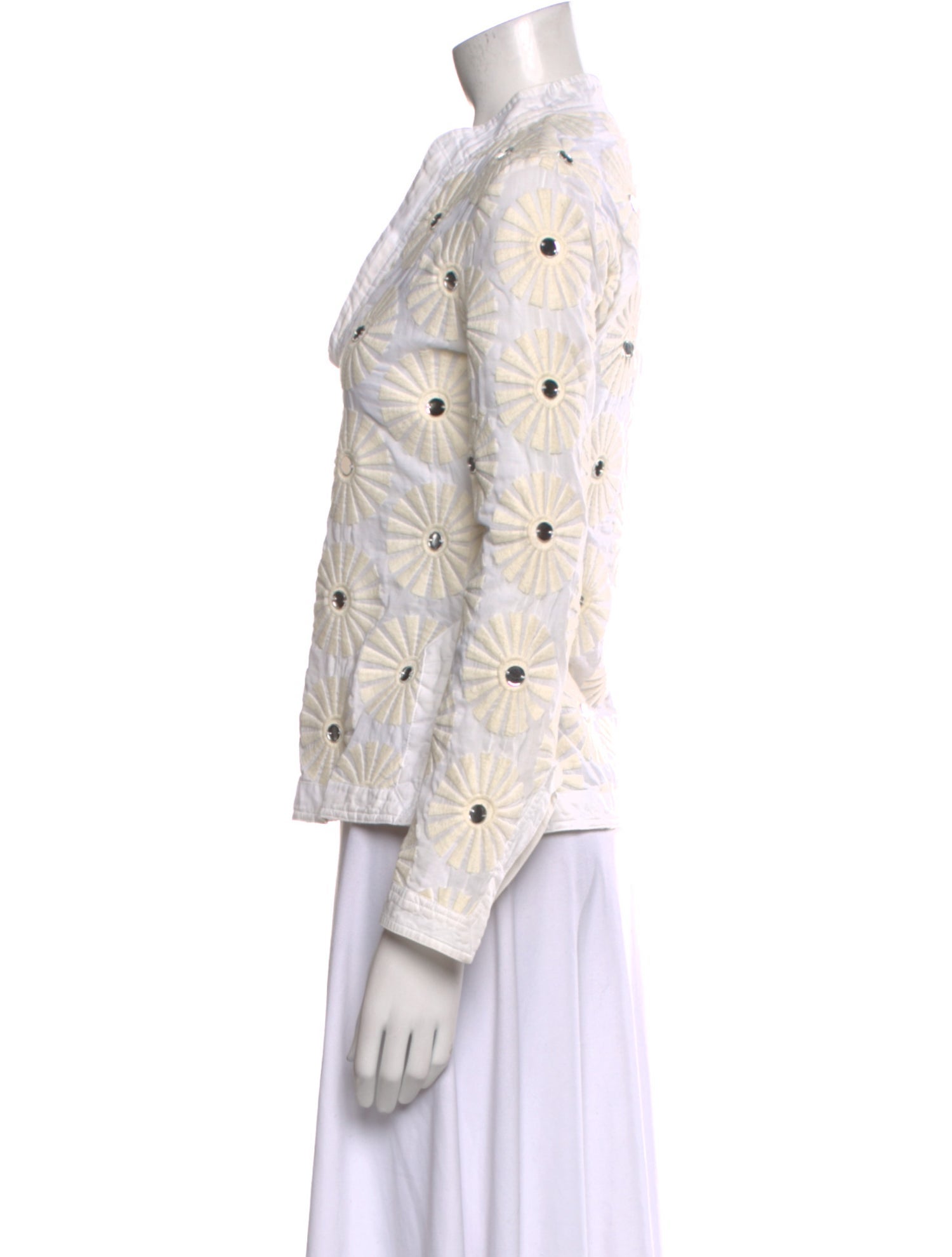 Tory Burch Printed V-Neck Blouse