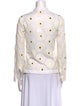 Tory Burch Printed V-Neck Blouse