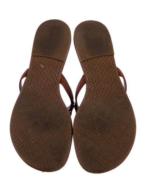 Tory Burch Leather Flip Flops