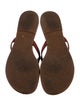 Tory Burch Leather Flip Flops