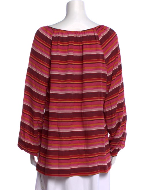 Tory Burch Silk Striped Blouse
