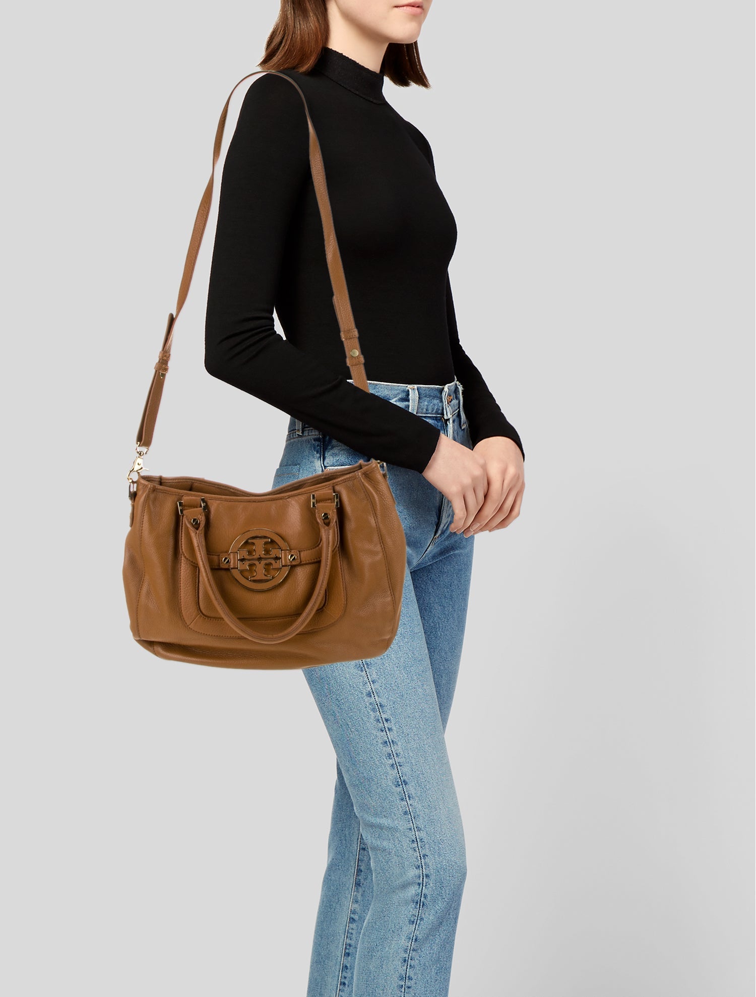 Tory Burch Leather Top Handle Bag