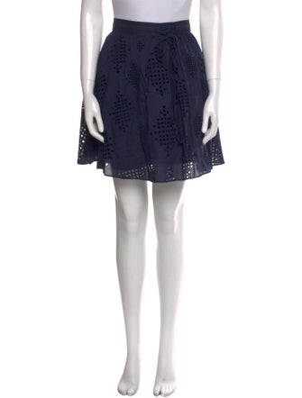 Tory Burch Lace Pattern Mini Skirt