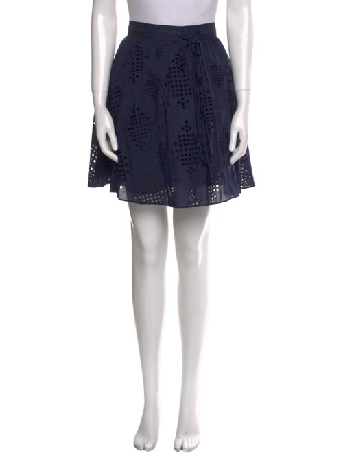 Tory Burch Lace Pattern Mini Skirt