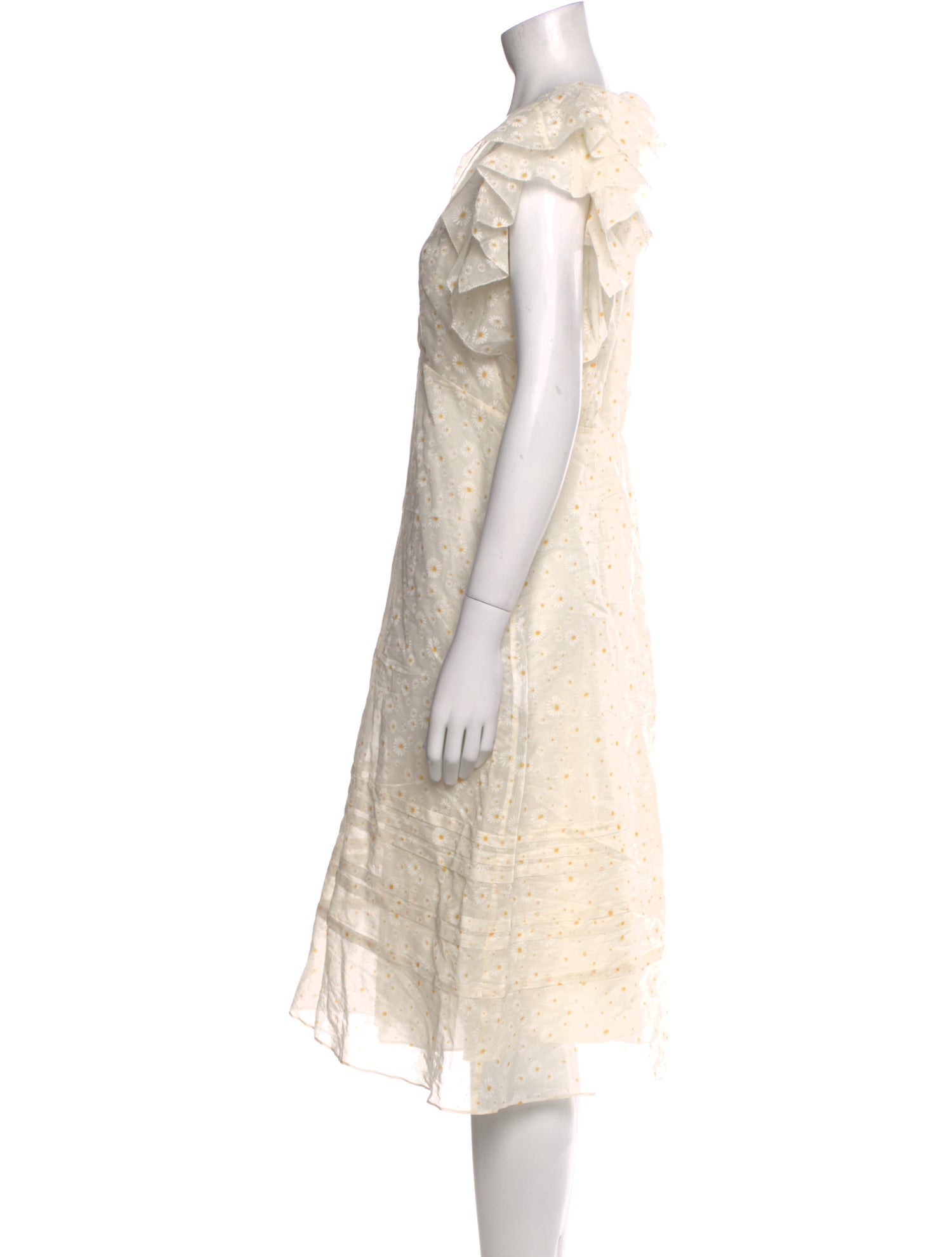 Tory Burch Floral Print Midi Length Dress w/ Tags