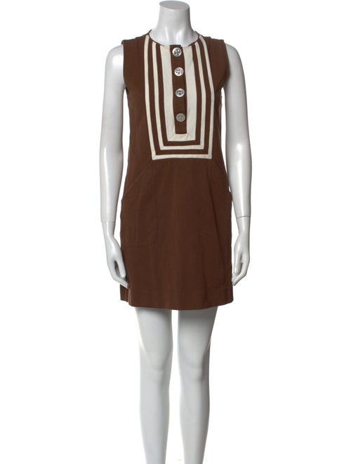 Tory Burch Crew Neck Mini Dress