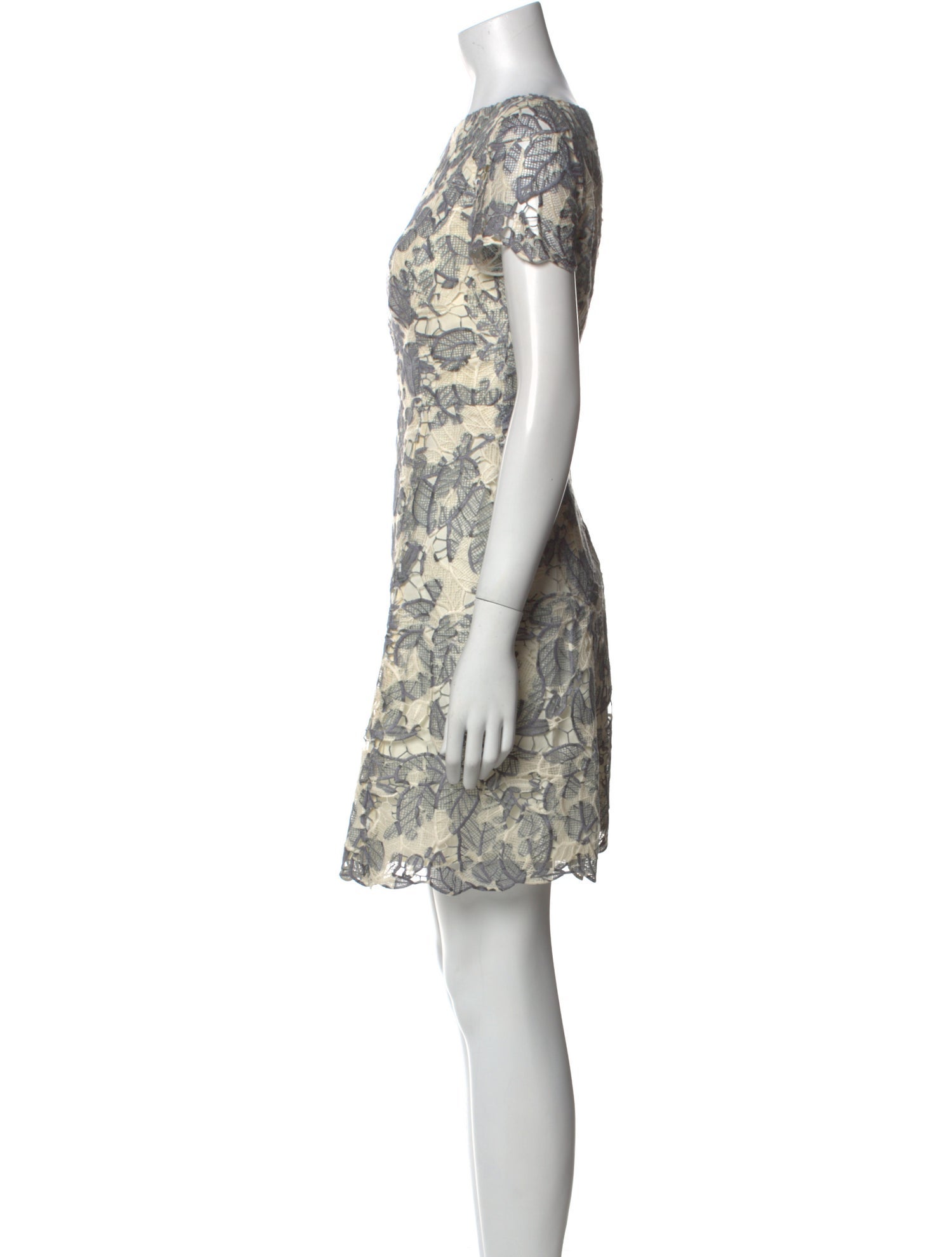 Tory Burch Lace Pattern Mini Dress