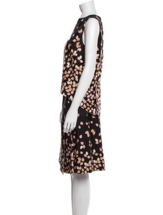 Tory Burch Floral Print Skirt Set