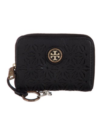 Tory Burch Signature Logo Leather Pouch
