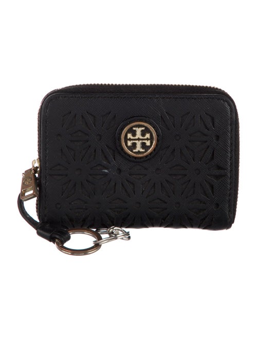 Tory Burch Signature Logo Leather Pouch