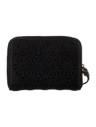 Tory Burch Signature Logo Leather Pouch