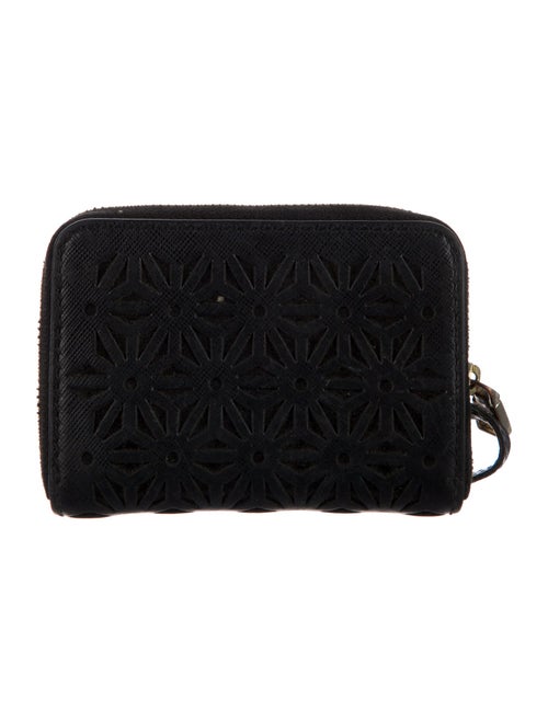 Tory Burch Signature Logo Leather Pouch