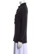 Tory Burch Mock Neck Long Sleeve Top