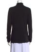 Tory Burch Mock Neck Long Sleeve Top