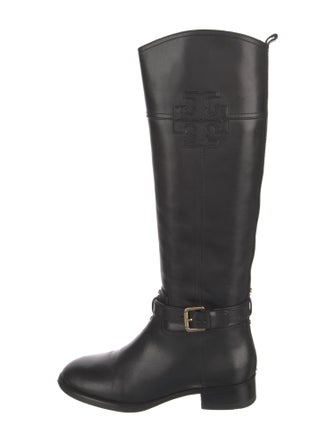 Tory Burch Leather Riding Boots