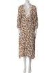 Tory Burch Floral Print Long Dress
