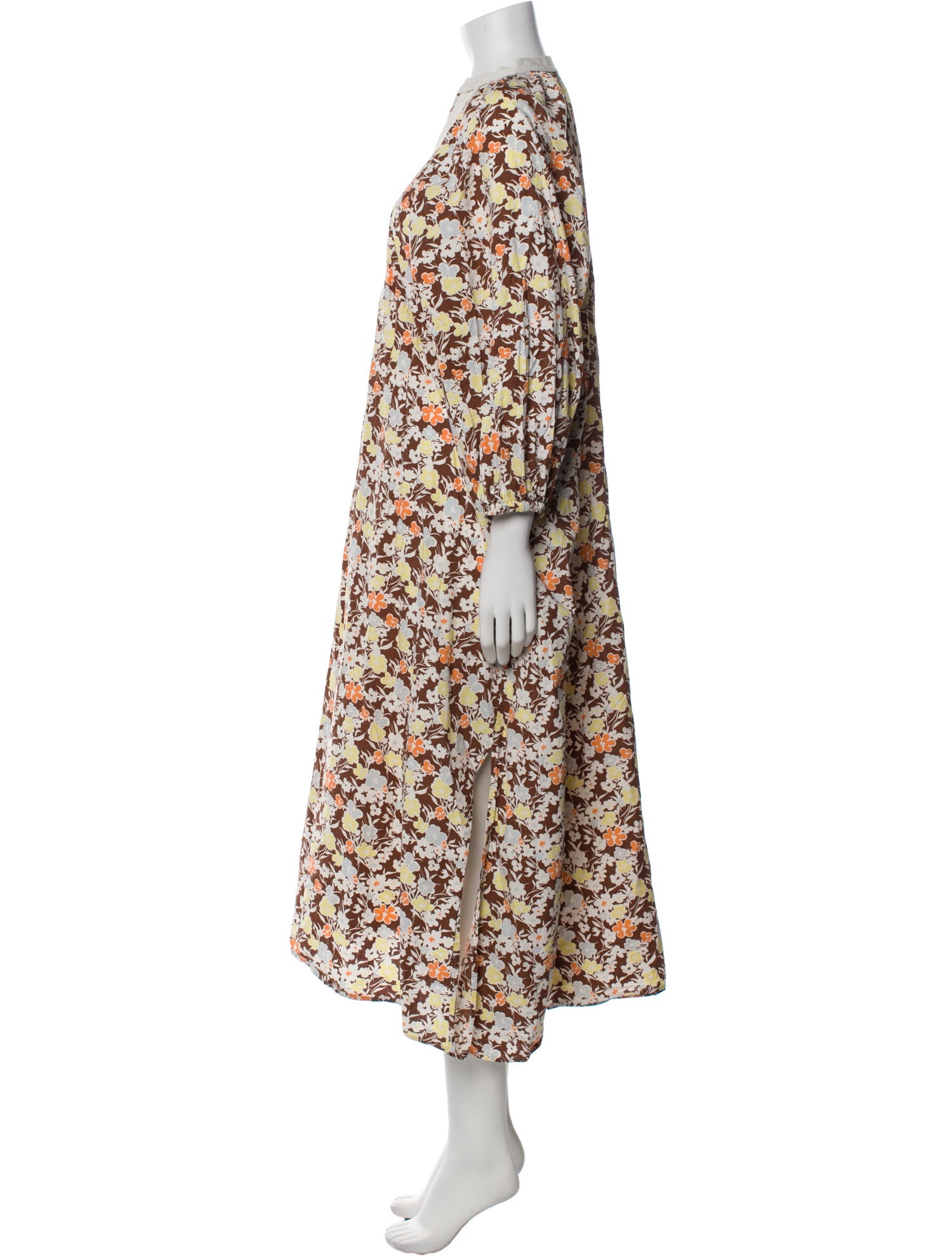 Tory Burch Floral Print Long Dress