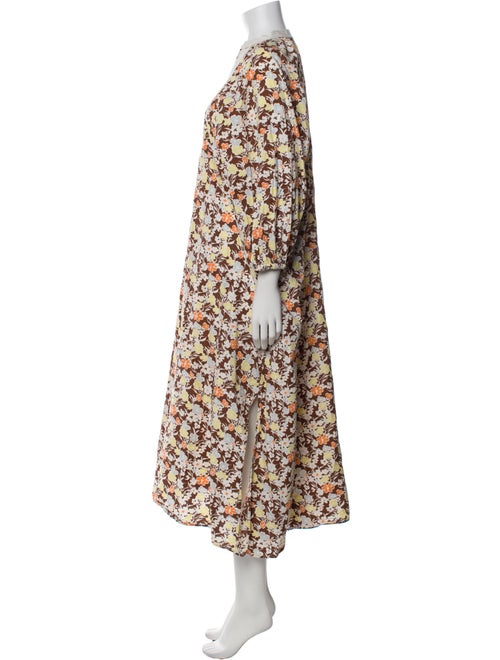 Tory Burch Floral Print Long Dress