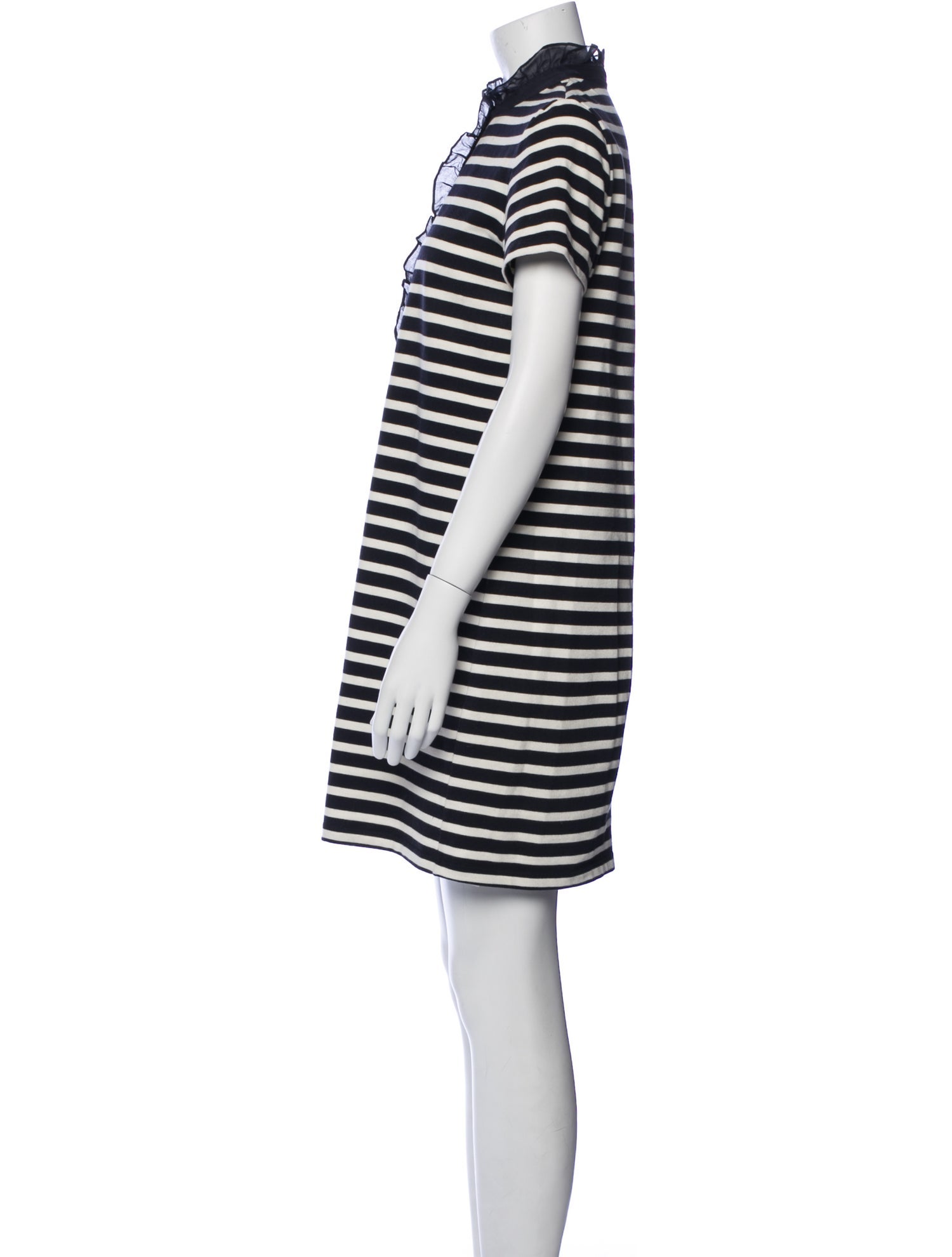 Tory Burch Striped Midi Length Dress