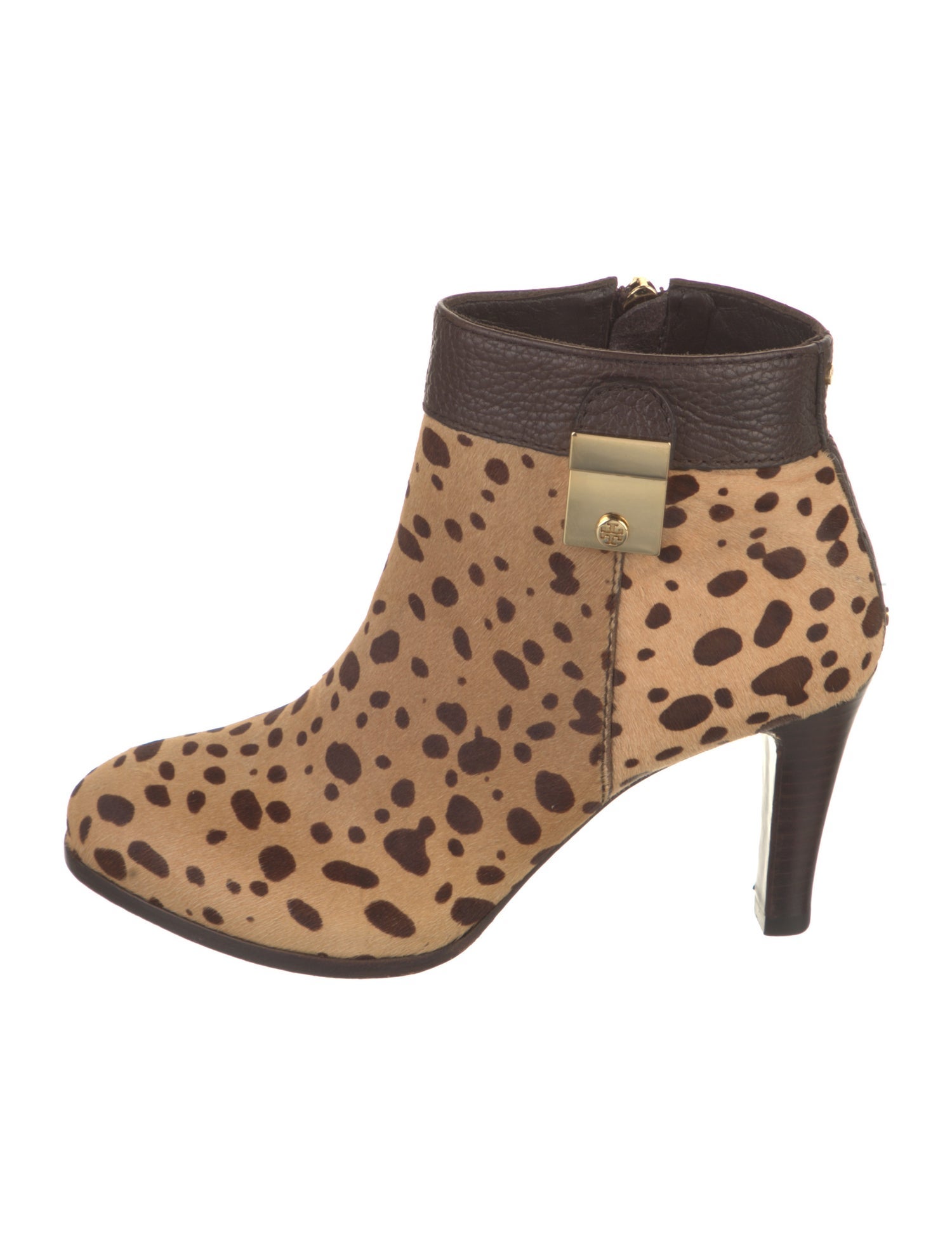 Tory Burch Ponyhair Animal Print Boots