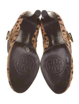 Tory Burch Ponyhair Animal Print Boots