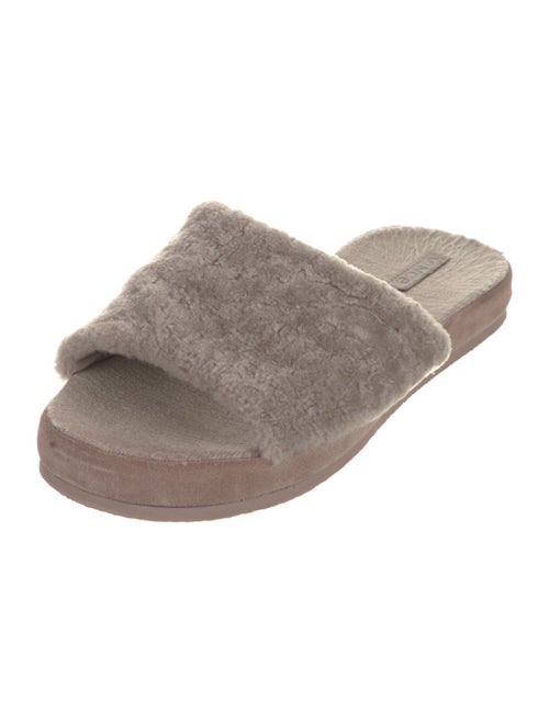 Vince Faux Fur Slides