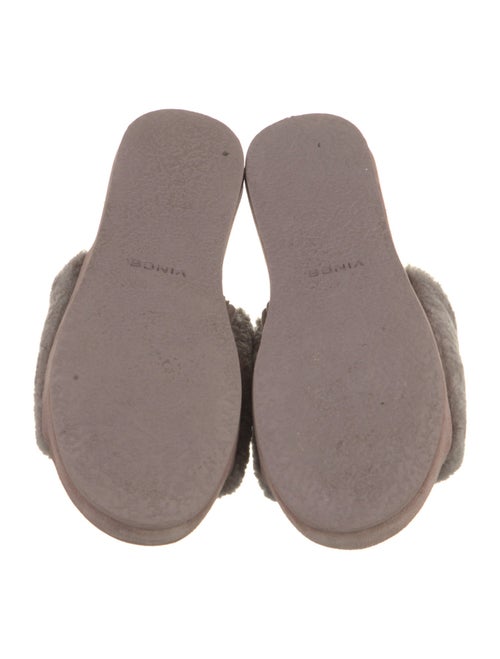 Vince Faux Fur Slides