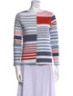 Tory Burch Striped Bateau Neckline Tunic