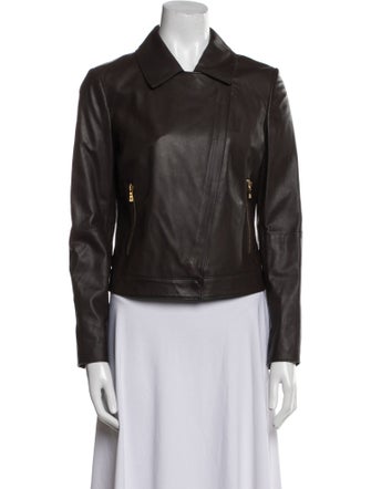 Tory Burch Leather Biker Jacket