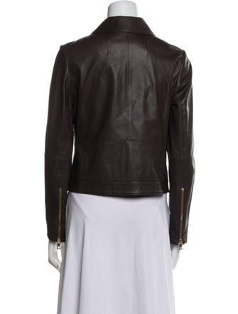 Tory Burch Leather Biker Jacket