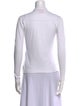 Tory Burch Mock Neck Long Sleeve Polo