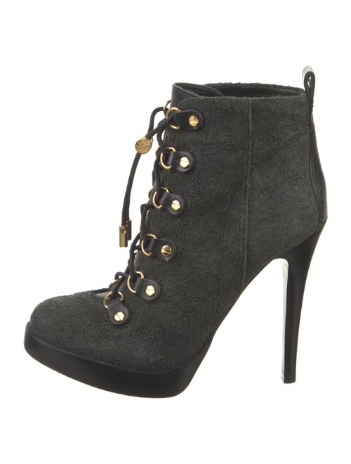 Tory Burch Suede Lace-Up Boots