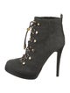 Tory Burch Suede Lace-Up Boots