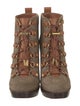 Tory Burch Suede Lace-Up Boots